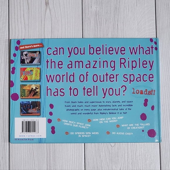 Ripley's Space Believe It or Not Hardcover Book - Picture 6 of 15